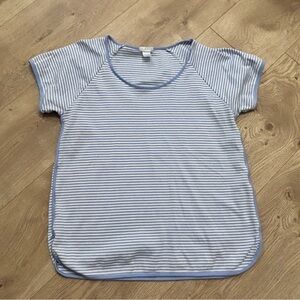 Lake striped pajama top Pima cotton lake size medium
